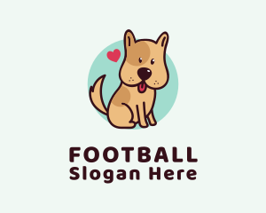 Cute Lovely Puppy Logo