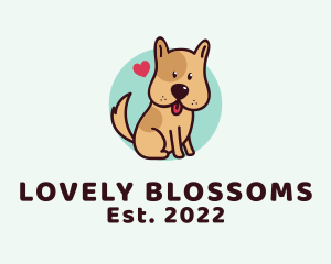 Lovely - Cute Lovely Puppy logo design