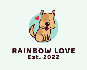 Cute Lovely Puppy logo design