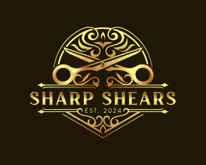 Shears - Luxury Scissor Shears logo design