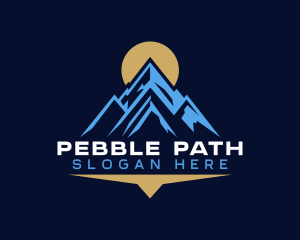 Peak Mountain Camping logo design