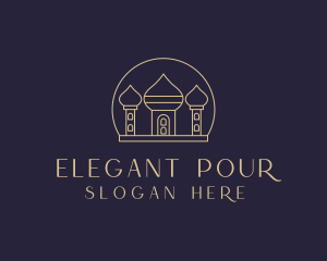 Elegant Arabic Palace  logo design