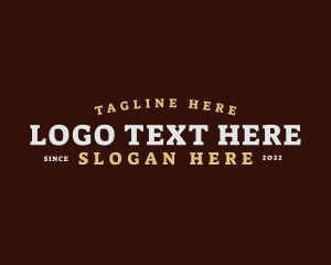 Grunge - Generic Western Bar logo design