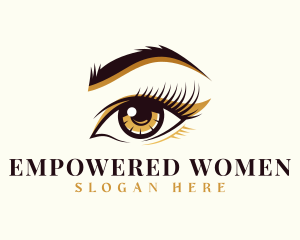 Feminine Fashion Eyebrow  logo design