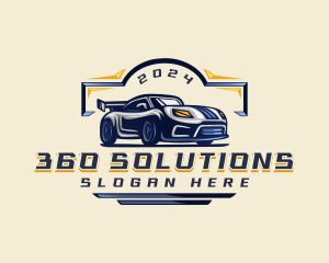 Motorsports Car Automotive logo design