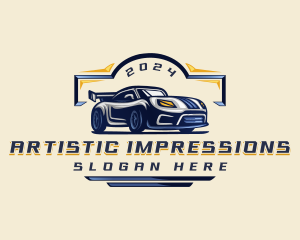 Motorsports Car Automotive logo design