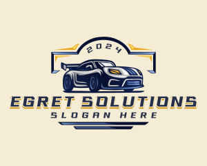 Motorsports Car Automotive logo design