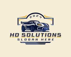 Motorsports Car Automotive logo design