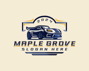 Motorsports Car Automotive logo design