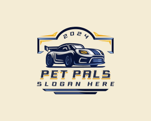 Motorsports Car Automotive logo design