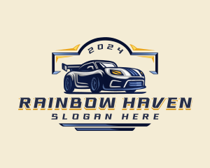 Motorsports Car Automotive logo design