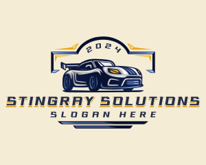 Motorsports Car Automotive logo design