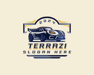 Motorsports Car Automotive logo design