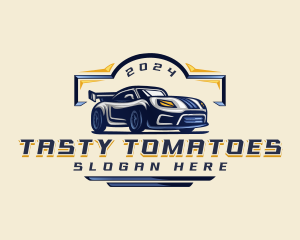 Motorsports Car Automotive logo design