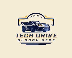 Motorsports Car Automotive logo design