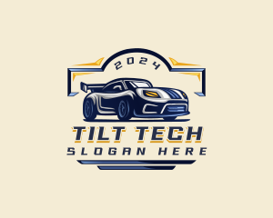 Motorsports Car Automotive logo design