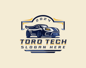 Motorsports Car Automotive logo design