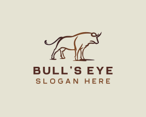 Bull - Bull Horn Buffalo logo design
