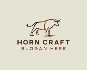 Horn - Bull Horn Buffalo logo design