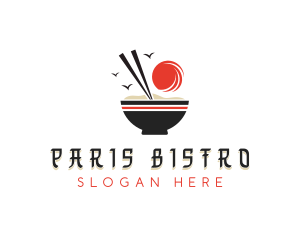 Rice Porridge Cuisine logo design