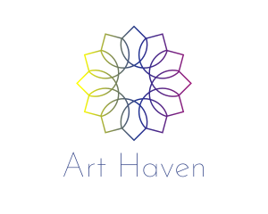 Wellness Flower Mandala logo design