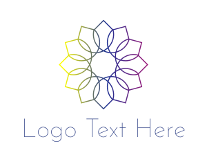 Spa - Wellness Flower Mandala logo design