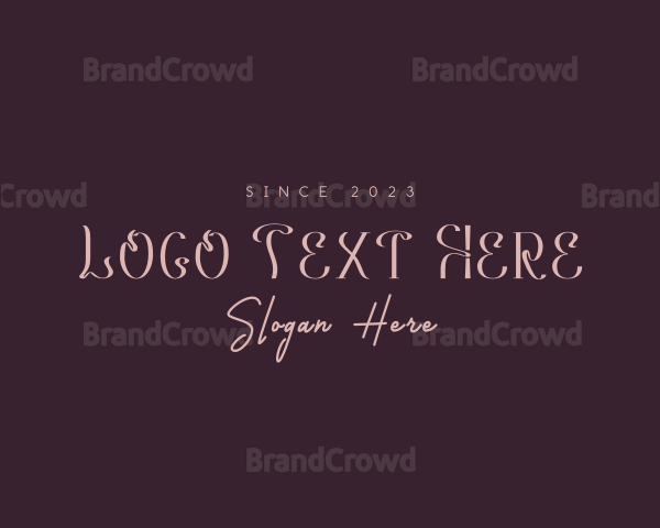 Elegant Boutique Brand Logo