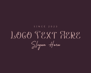 Glam - Elegant Boutique Brand logo design