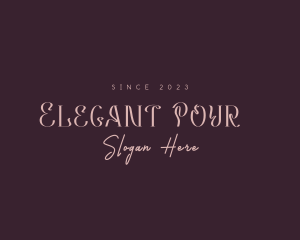 Elegant Boutique Business logo design