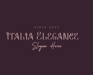 Elegant Boutique Business logo design