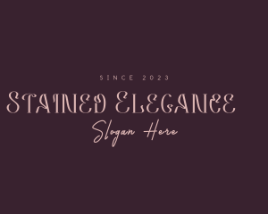 Elegant Boutique Business logo design