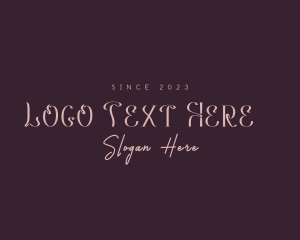 Elegant Boutique Brand Logo