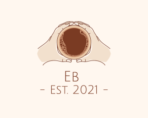 Coffee Shop - Minimalist Hand Coffee Cup logo design