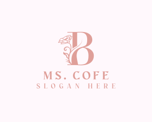 Elegant Flower Bloom Letter B Logo