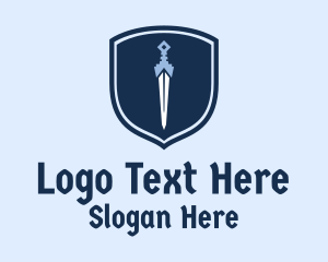 Dagger Blade Shield Logo