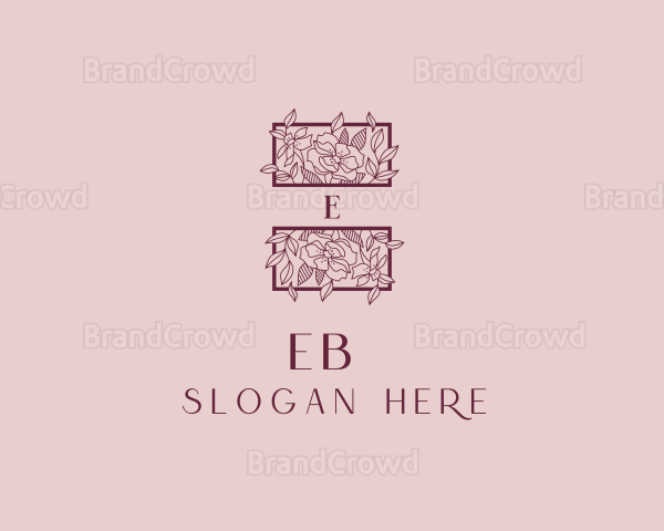 Floral Garden Wedding Logo