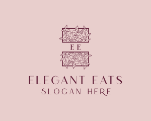 Floral Garden Wedding logo design