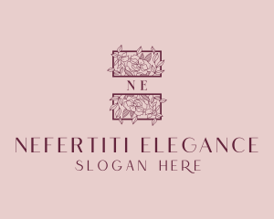 Floral Garden Wedding logo design