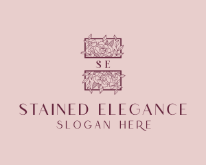 Floral Garden Wedding logo design