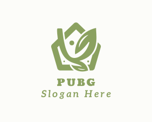 House Garden Plant Logo