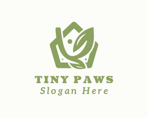 House Garden Plant logo design