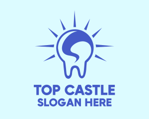 Bright Blue Tooth Logo