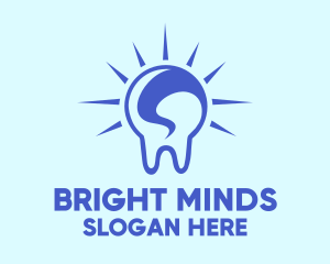 Bright Blue Tooth logo design