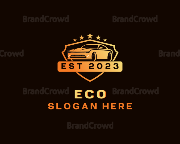 Sedan Vehicle Car Care Logo