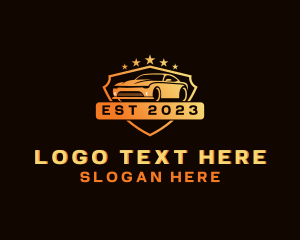 Rideshare - Sedan Vehicle Car Care logo design