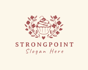 Dessert - Natural Cupcake Dessert logo design