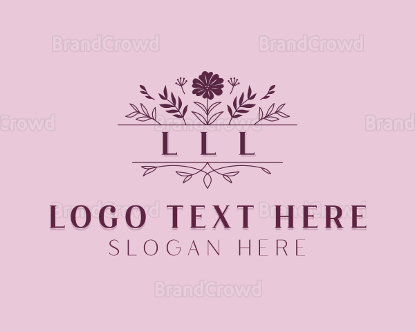 Stylish Wedding Event Logo