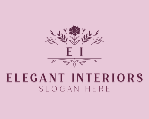 Stylish Wedding Event logo design