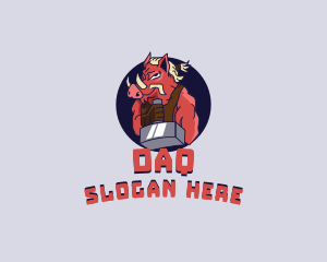 Sledgehammer Boar Gaming Logo