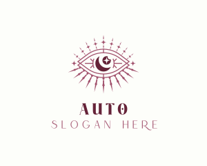 Mystical - Bohemian Moon Eye logo design